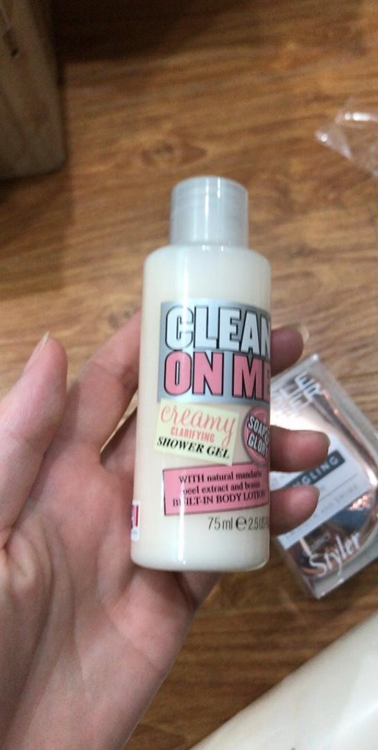 Sữa Tắm Soap and Glory Clean On Me 75ml - Dưỡng Da Mềm Mịn Với Hương Thơm Ngọt Ngào, Phù Hợp Mọi Loại Da