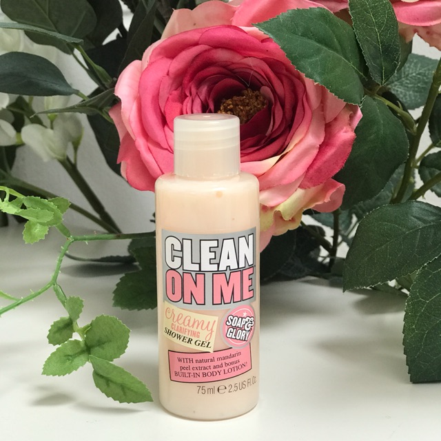 Sữa Tắm Soap and Glory Clean On Me 75ml - Dưỡng Da Mềm Mịn Với Hương Thơm Ngọt Ngào, Phù Hợp Mọi Loại Da