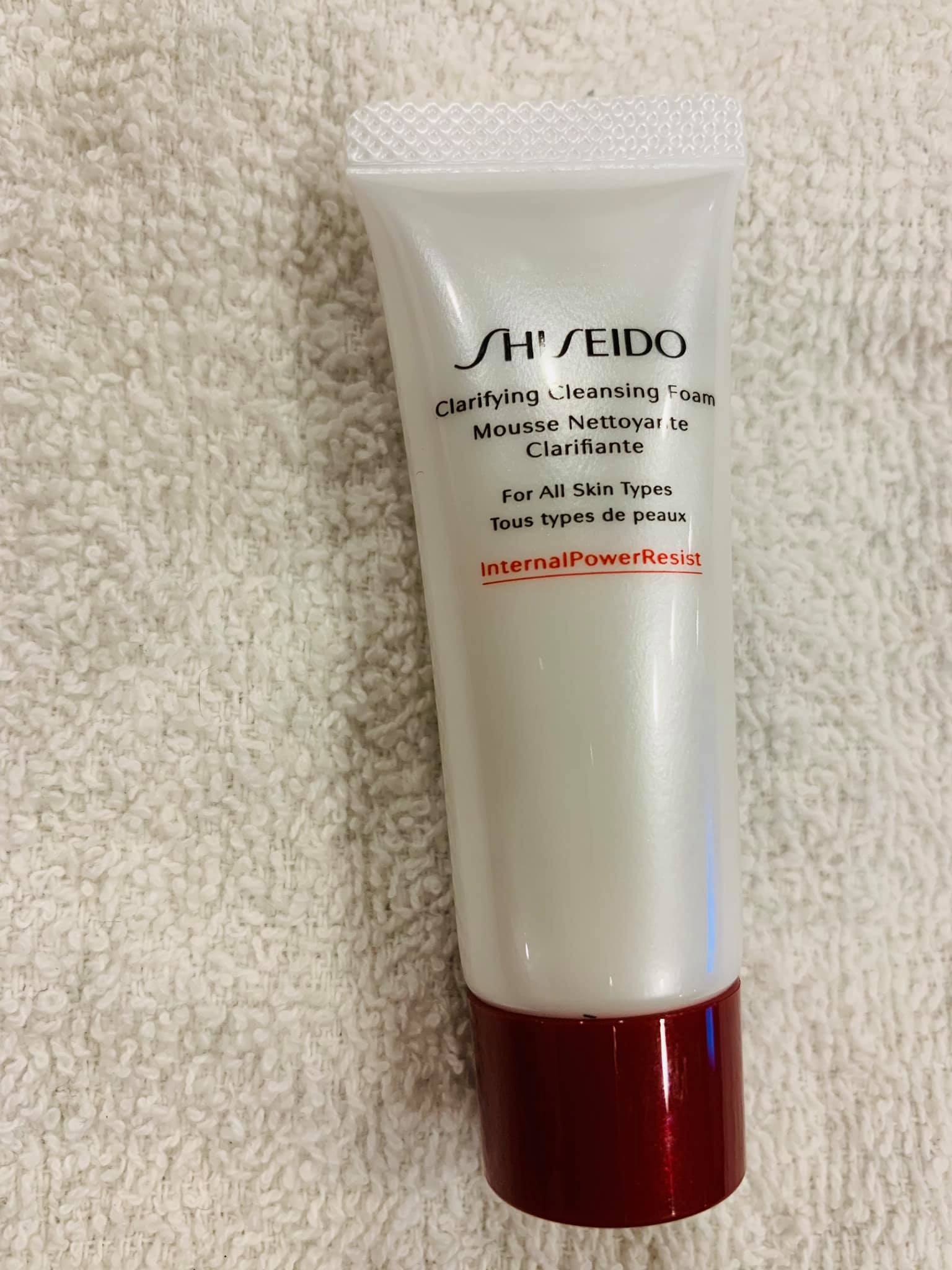Sữa Rửa Mặt Tẩy Da Chết Shiseido Clarifying Cleansing Foam 125ml - Sạch Sâu, Làm Sáng Da, Chăm Sóc Da Cao Cấp Nhật Bản
