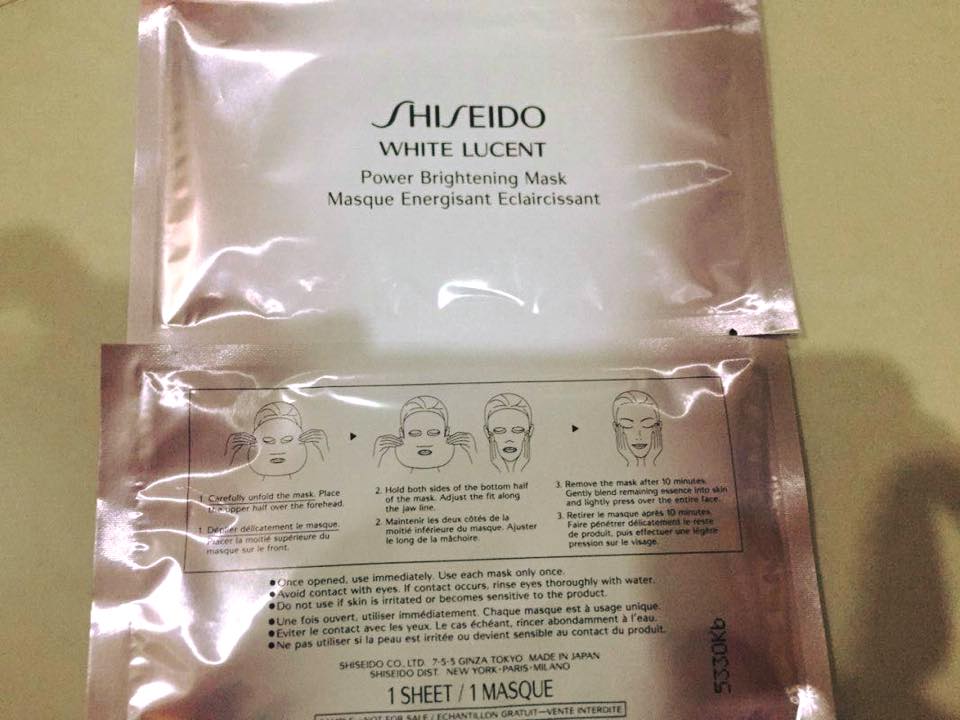 Mặt nạ Shiseido White Lucent Power Brightening Mask - Dưỡng trắng da, Hộp 6 miếng, Liệu pháp ion hóa, Làm sáng da mọi loại da
