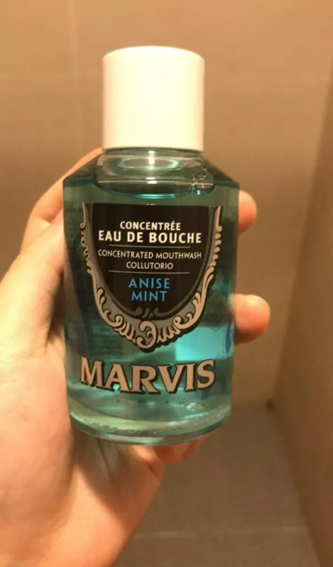 Nước Súc Miệng Marvis Anise Mint 120ml - Sảng Khoái, Làm Trắng Răng, Không Chứa Cồn - Chăm Sóc Răng Miệng Từ Ý