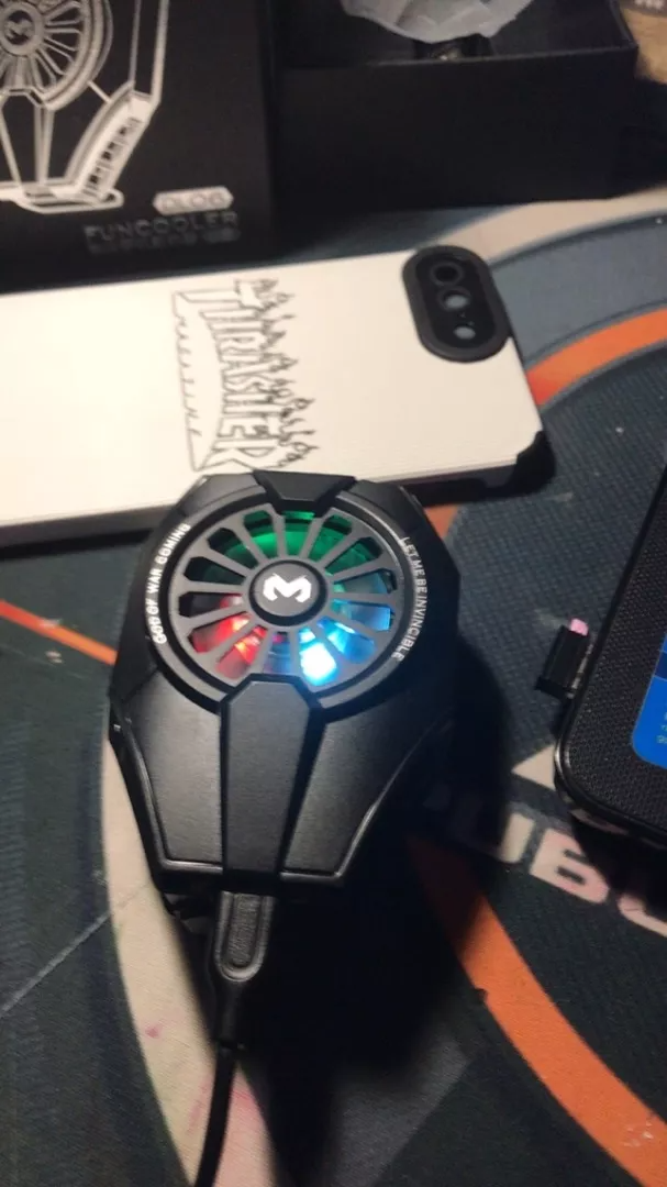 Quạt Tản Nhiệt Gaming SIDOTECH MEMO DL06 - Làm Mát Nhanh Chóng Cho Điện Thoại, LED RGB, Tối Ưu Hóa Chơi Game Mobile