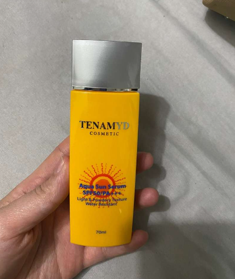 Kem Chống Nắng Tenamyd Aqua Sun Serum SPF50/PA+++ - Bảo Vệ Da, Kiềm Dầu, Dưỡng Ẩm và Chống Nắng Tối Ưu cho Da Nhạy Cảm