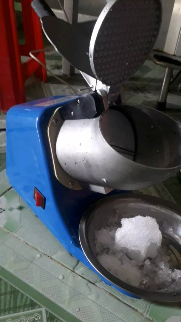 Máy Bào Đá Tuyết 2 Lưỡi Dao Thế Hệ Mới - Thiết Kế Nhỏ Gọn, Tiết Kiệm Điện 380W, Vận Hành Êm Ái, Phù Hợp Quán Cafe & Nhà Hàng
