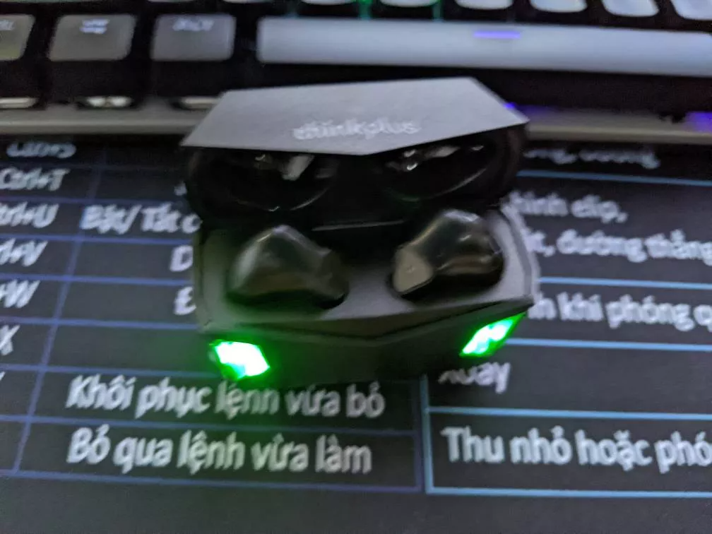 Tai nghe Bluetooth Lenovo GM5 Không Dây - Giảm Tiếng Ồn, Độ Trễ Thấp 60ms, Chống Nước IPX45, Tối Ưu Cho Game Thủ