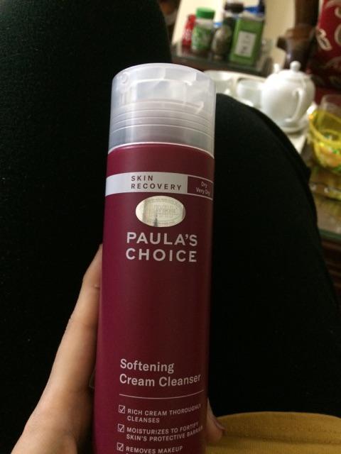 Sữa Rửa Mặt Paula's Choice Skin Recovery Softening Cream Cleanser 237ml - Giúp Làm Sạch, Dưỡng Ẩm Da Nhạy Cảm, Chăm Sóc Da Tổn Thương