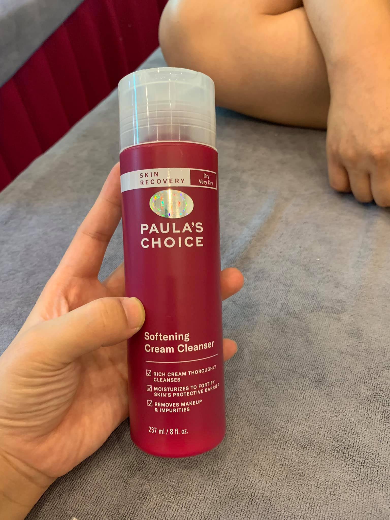 Sữa Rửa Mặt Paula's Choice Skin Recovery Softening Cream Cleanser 237ml - Giúp Làm Sạch, Dưỡng Ẩm Da Nhạy Cảm, Chăm Sóc Da Tổn Thương
