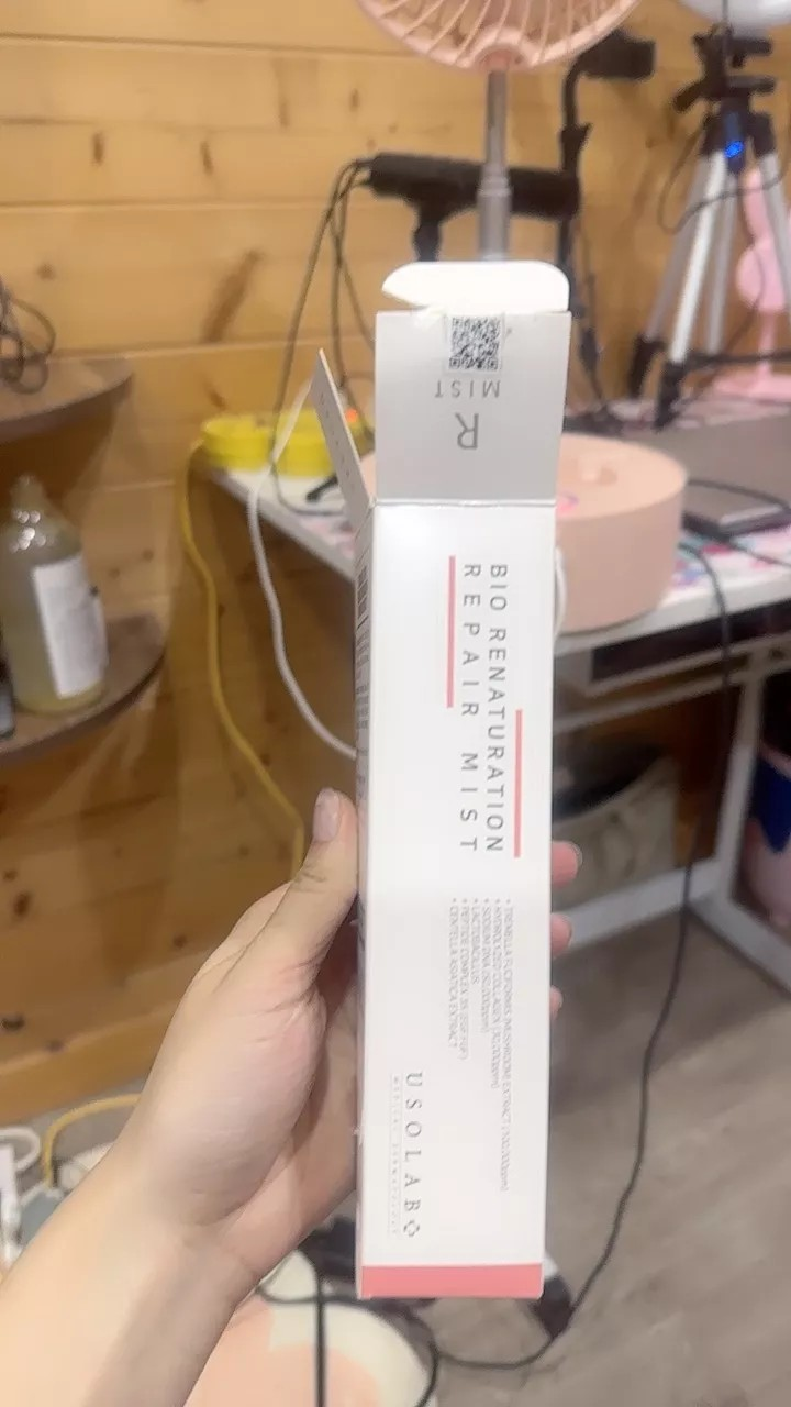 Xịt Khoáng Toner Phục Hồi Da Usolab Bio Renaturation PDRN Repair Mist 150ml - Cấp Ẩm, Dưỡng Trắng, Làm Săn Chắc Da Hàn Quốc