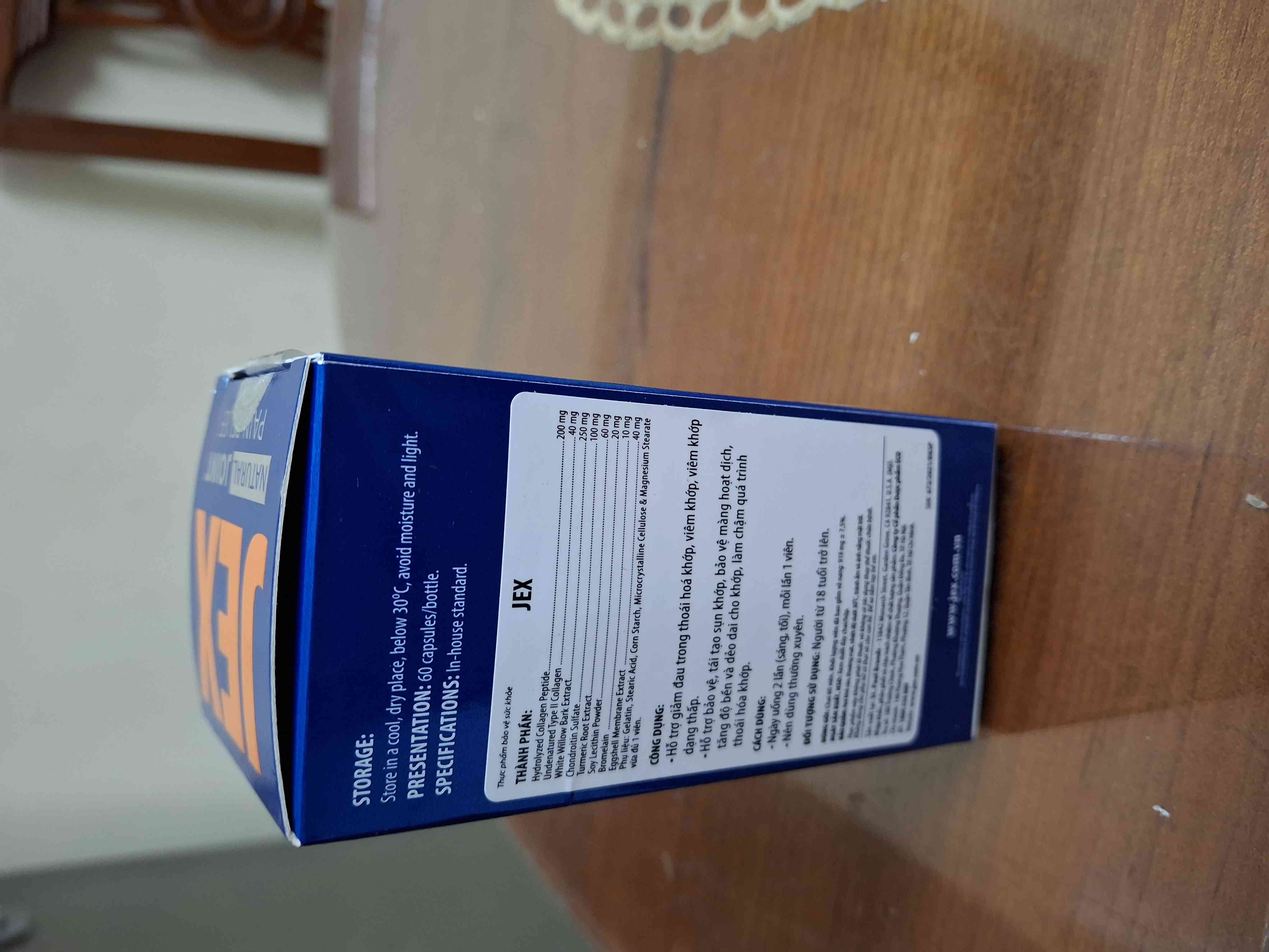 Viên uống Jex Max - Thực phẩm chức năng hỗ trợ xương khớp từ Mỹ với Peptan và thành phần thiên nhiên quý, giúp giảm đau khớp hiệu quả.