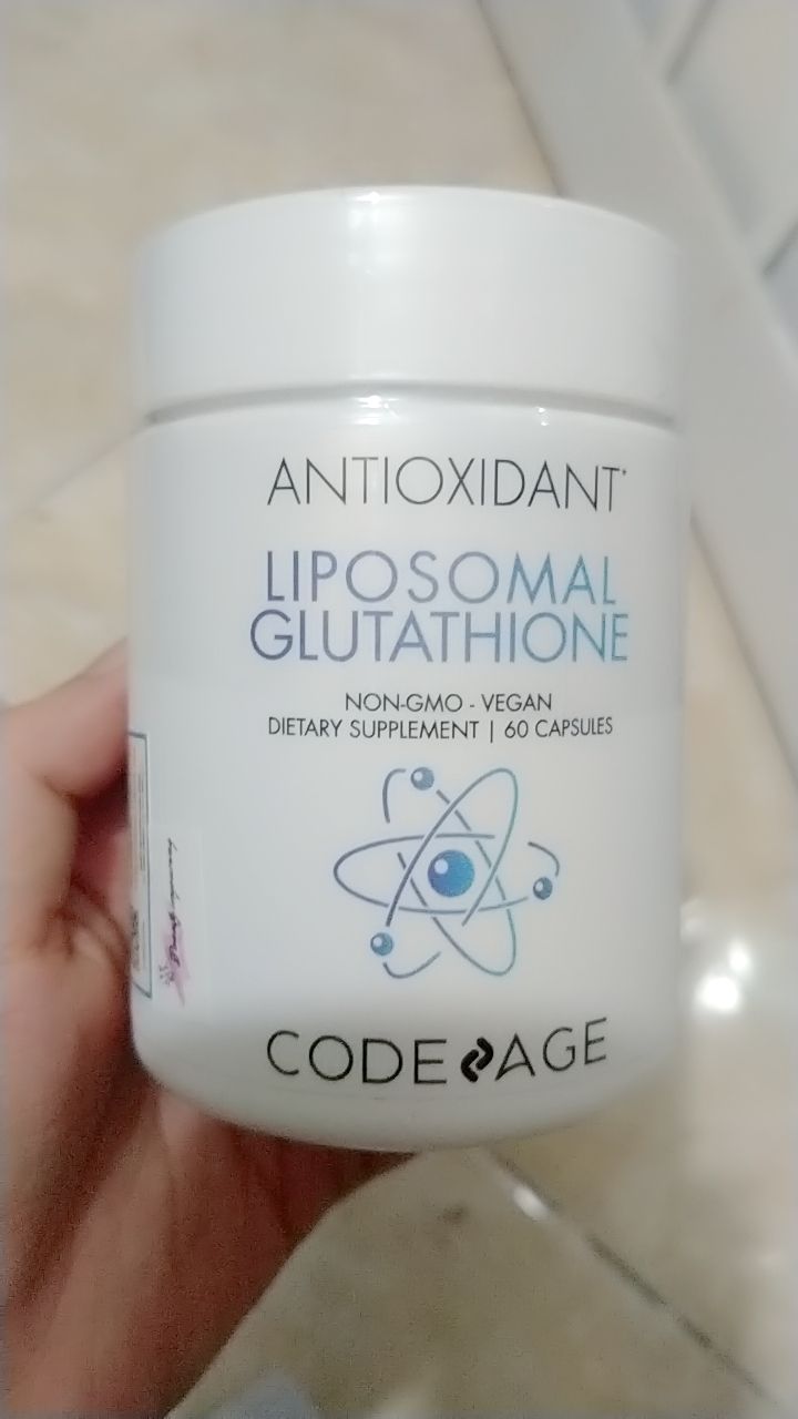 Viên uống trắng da Codeage Liposomal Glutathione 500mg - Hỗ trợ dưỡng trắng da, giảm nám và tàn nhang hiệu quả.