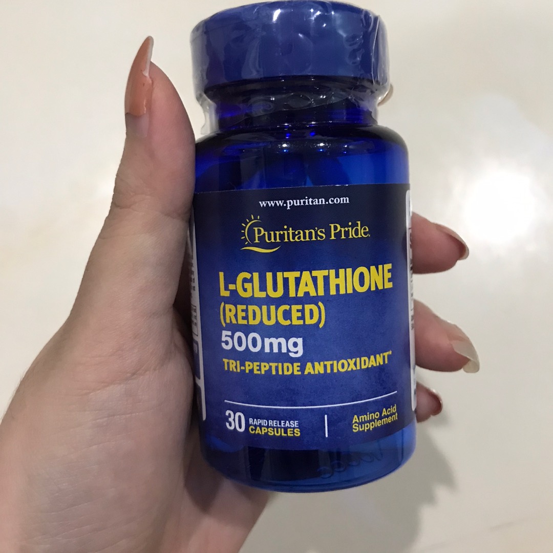 Viên uống Puritan's Pride Premium L-Glutathione 500mg - Hỗ trợ trắng da và tăng cường hệ miễn dịch - Sản phẩm chăm sóc sức khỏe tự nhiên từ Mỹ