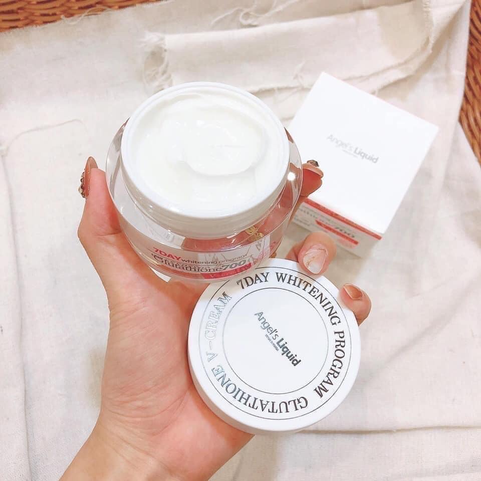 Kem Dưỡng Trắng Da 7 Day Whitening Glutathione 700 V-Cream - Chuyên Sáng Da, Mờ Thâm, Dưỡng Ẩm, Phục Hồi Da Khỏe Mạnh 50ml