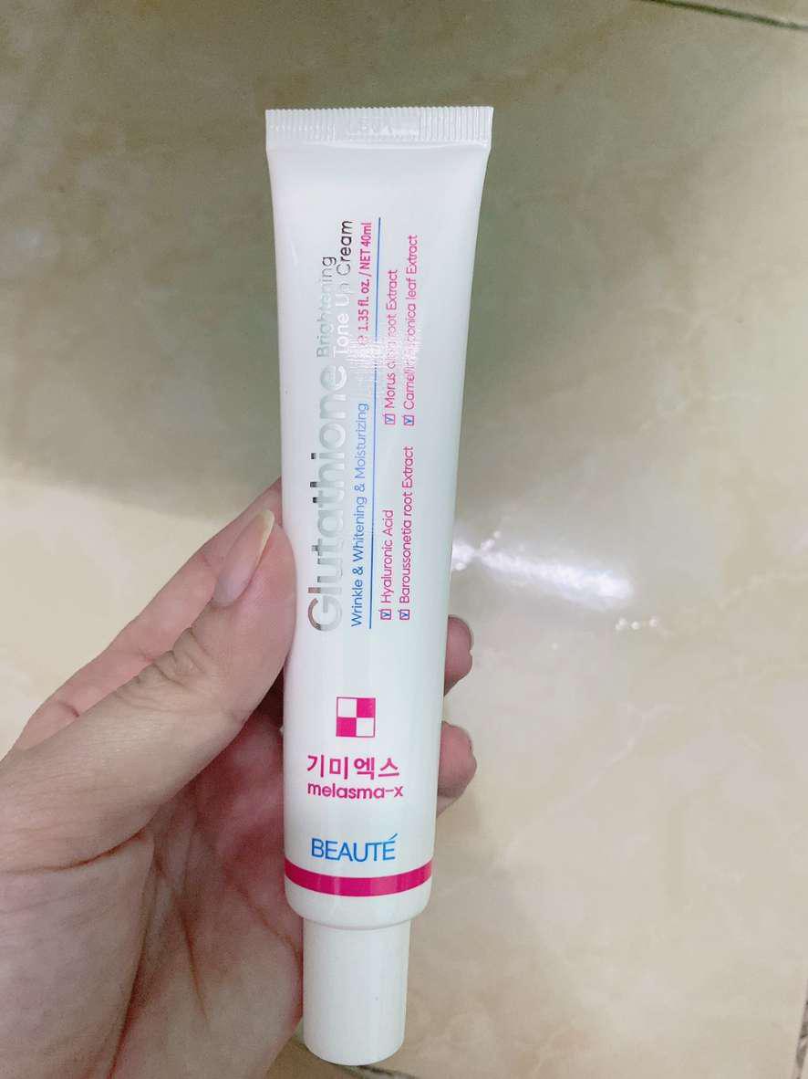 Kem Dưỡng Trắng Da Melasma-X Glutathione Brightening Tone Up Cream 40ml - Chăm Sóc Làn Da Sáng Bóng và Căng Mịn