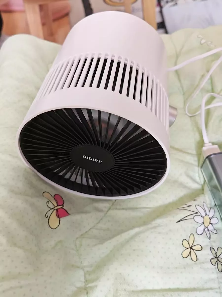 Quạt Tích Điện Để Bàn Oidire ODI-MF10A - Thiết Kế Hình Lá Quạt, 3 Chế Độ Gió, Âm Thanh Nhẹ Nhàng, Phù Hợp Cho Văn Phòng và Gia Đình
