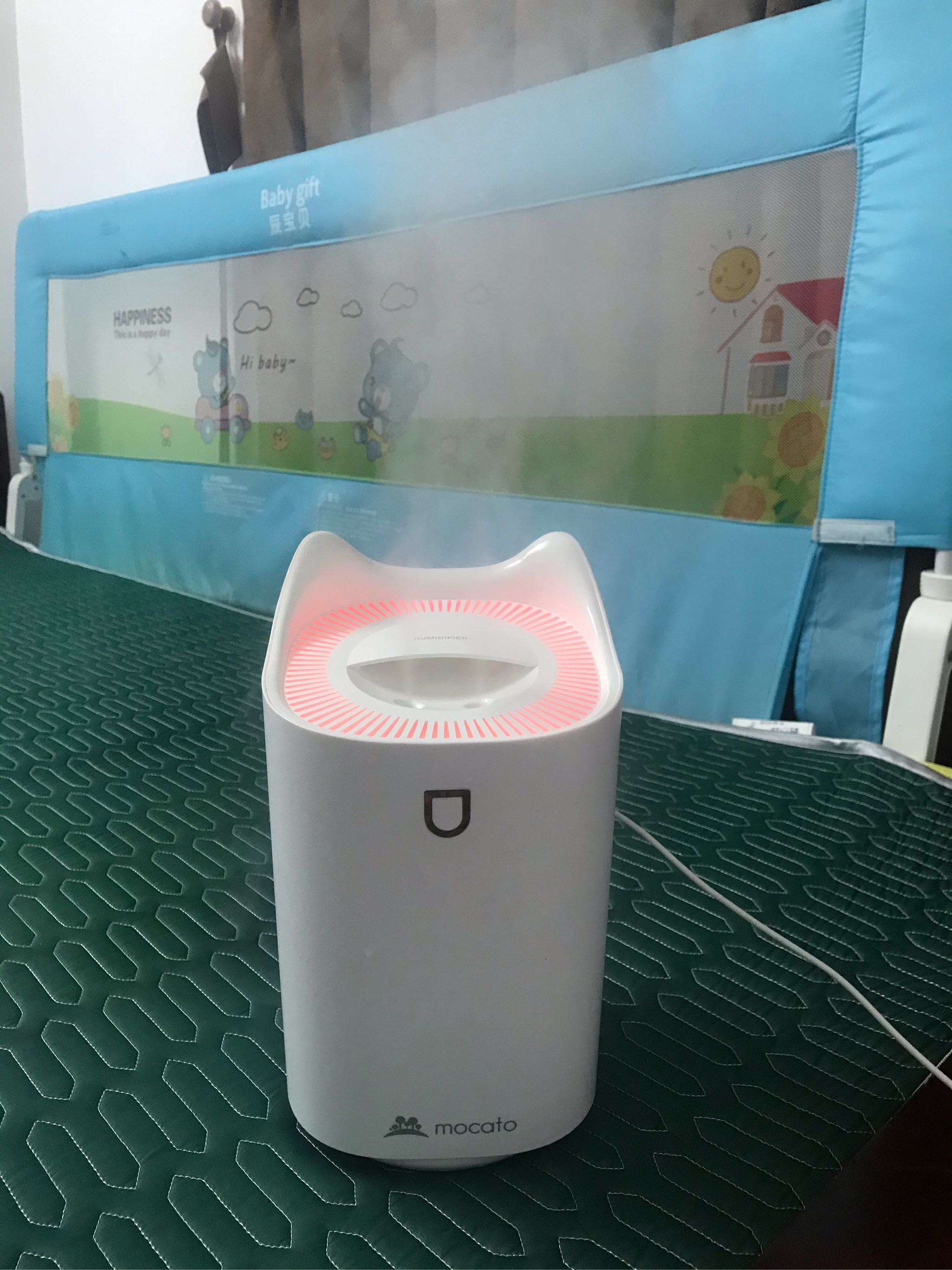 Máy Tạo Ẩm Phun Sương Mocato Air M501 - Máy Tạo Ẩm Cao Cấp Có Đèn LED Nhiều Màu, Thiết Kế Hiện Đại, Sử Dụng Liên Tục 24 Giờ