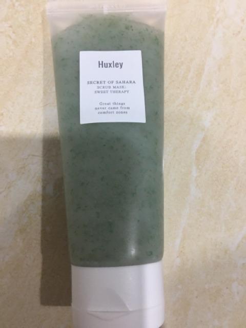 Mặt Nạ Tẩy Tế Bào Chết Huxley Scrub Mask Sweet Therapy - Dưỡng Da Từ Cây Xương Rồng Hàn Quốc, Lấy Đi Tế Bào Chết, Làm Sáng Da 120g