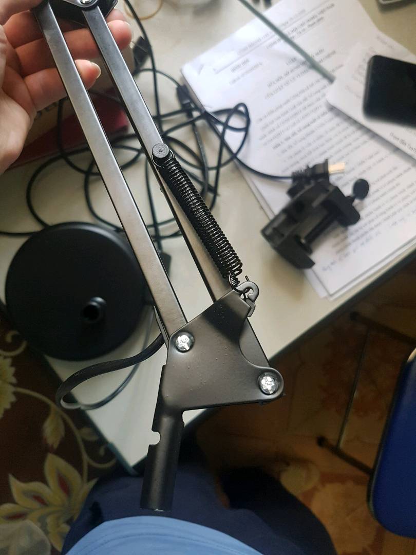 Đèn Bàn Gấp Gọn PIXAR LED Chống Cận Kèm Kẹp - Thiết Kế Thông Minh, Nhiều Màu Sắc, Thay Thế Bóng Dễ Dàng