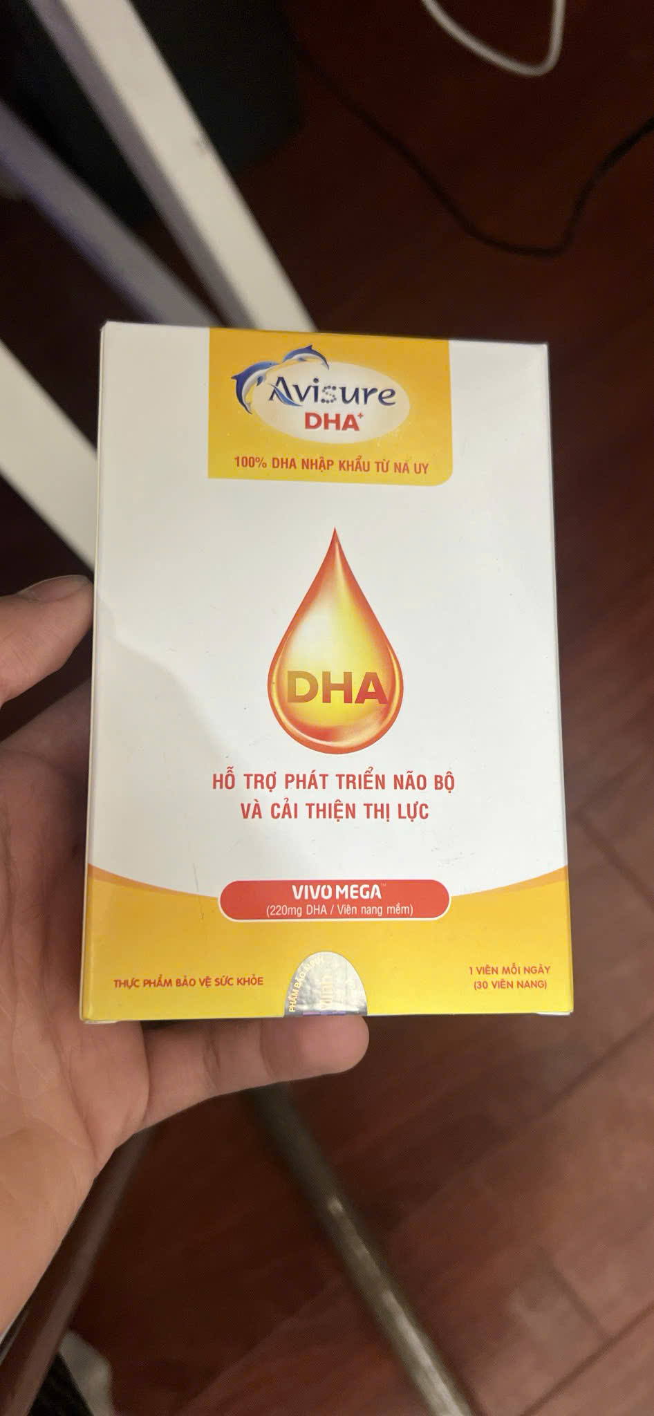 Viên uống DHA cho bà bầu Avisure - Hỗ trợ phát triển trí não và thị giác trong thai kỳ, Omega-3 tinh khiết từ Na Uy