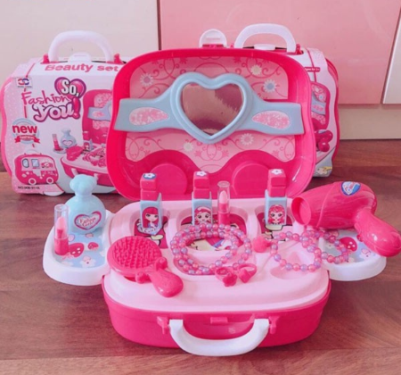 Hộp đồ chơi trang điểm Toys House 008-917 - Bộ trang điểm nhiều chi tiết cho bé, an toàn và sáng tạo, phát huy khả năng nghệ thuật