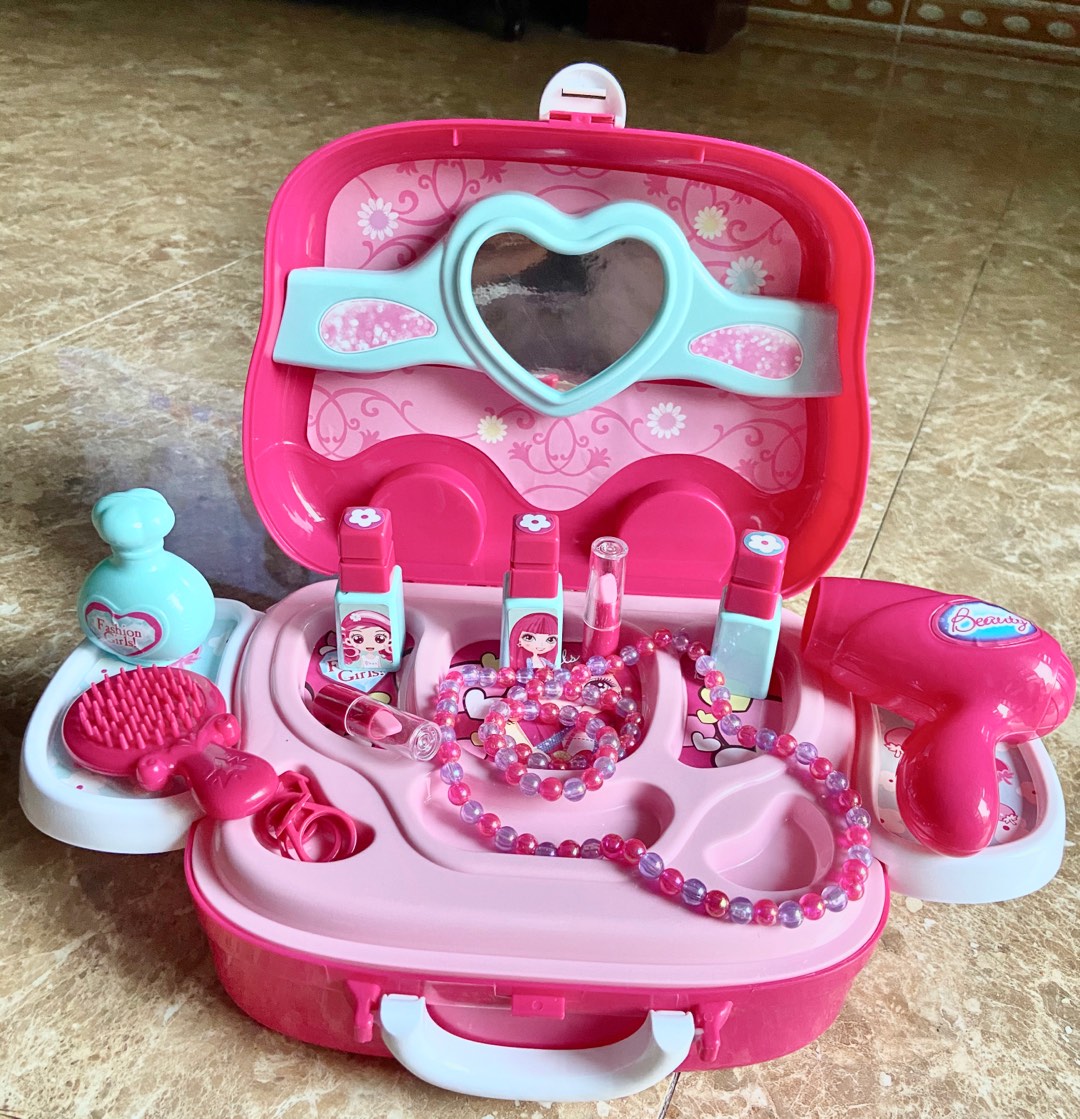 Hộp đồ chơi trang điểm Toys House 008-917 - Bộ trang điểm nhiều chi tiết cho bé, an toàn và sáng tạo, phát huy khả năng nghệ thuật