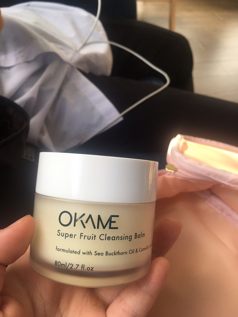 Sáp Tẩy Trang Sạch Sâu Okame Super Fruit Cleansing Balm 80ml - Làm Sạch Mềm Mại, Không Gây Nhờn Rít, Thích Hợp Cho Da Nhạy Cảm