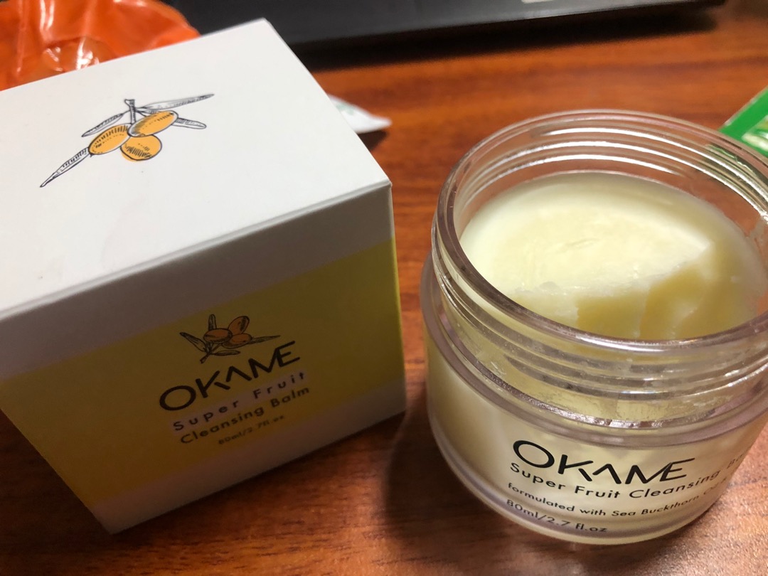 Sáp Tẩy Trang Sạch Sâu Okame Super Fruit Cleansing Balm 80ml - Làm Sạch Mềm Mại, Không Gây Nhờn Rít, Thích Hợp Cho Da Nhạy Cảm