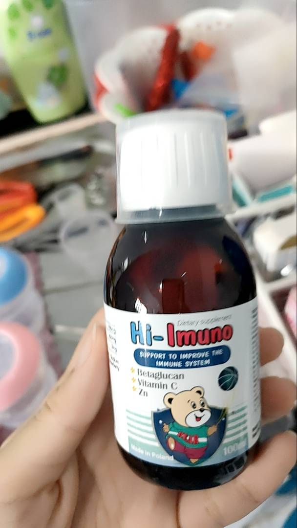 Siro Hi-Imuno Tăng Đề Kháng Cho Trẻ Từ 1 Tuổi - Hỗ Trợ Miễn Dịch, Vị Ngọt Dễ Uống, 100ml