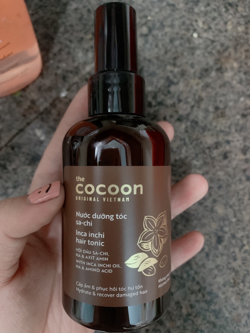Nước Dưỡng Phục Hồi Tóc Cocoon Sa-Chi Inca Inchi 140ml - Dưỡng Ẩm, Phục Hồi Tóc Hư Tổn, An Toàn Cho Da Đầu Nhạy Cảm