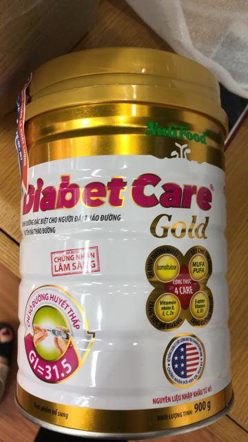 Sữa Bột Dinh Dưỡng DiabetCare Gold 900g - Hỗ Trợ Cung Cấp Dinh Dưỡng Cho Người Tiểu Đường, Chỉ Số Đường Huyết Thấp 31.5