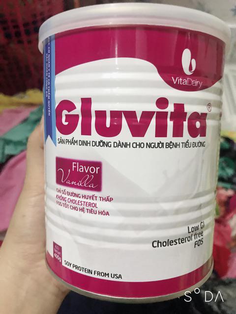 Sữa Bột Dinh Dưỡng Gluvita Vitadairy 400g Cho Người Tiểu Đường - Hỗ Trợ Kiểm Soát Đường Huyết Và Cung Cấp Năng Lượng Thiết Yếu