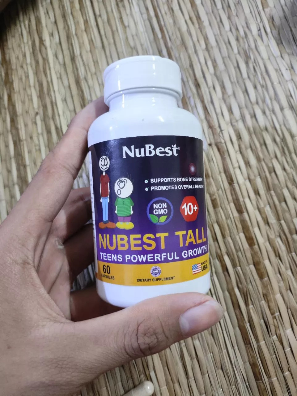 Viên Uống NuBest Tall Tăng Chiều Cao Tối Đa - Hỗ Trợ Phát Triển Chiều Cao và Sức Khỏe Trí Não Cho Trẻ Em và Thanh Thiếu Niên