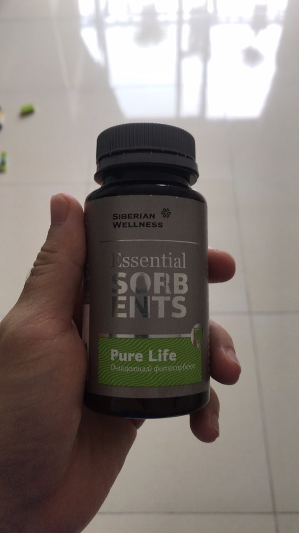 Bột Hỗ Trợ Nhuận Tràng Siberian Wellness Essential Sorbents Pure Life - Giúp Tiêu Hóa, Ngừa Táo Bón, Thanh Lọc Cơ Thể 80g