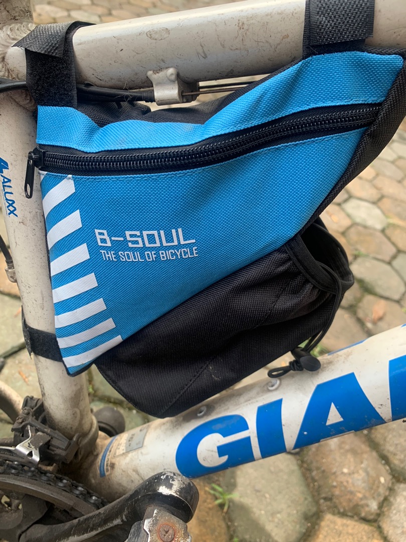 Túi treo khung xe đạp BSOUL 02 - Ngăn chứa bình nước tiện lợi, kiểu dáng tam giác thời trang cho người yêu thể thao và du lịch