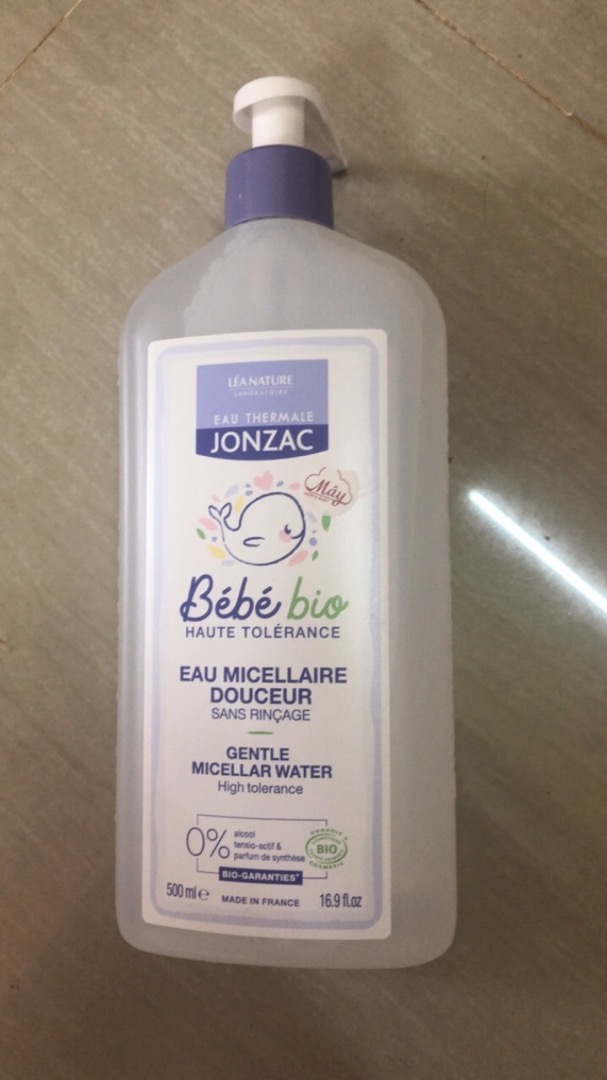 Nước Hỗ Trợ Làm Sạch Da Cho Bé Sơ Sinh Eau Thermale Jonzac 500ml - An Toàn, Dịu Nhẹ, Không Chất Gây Kích Ứng, Pháp