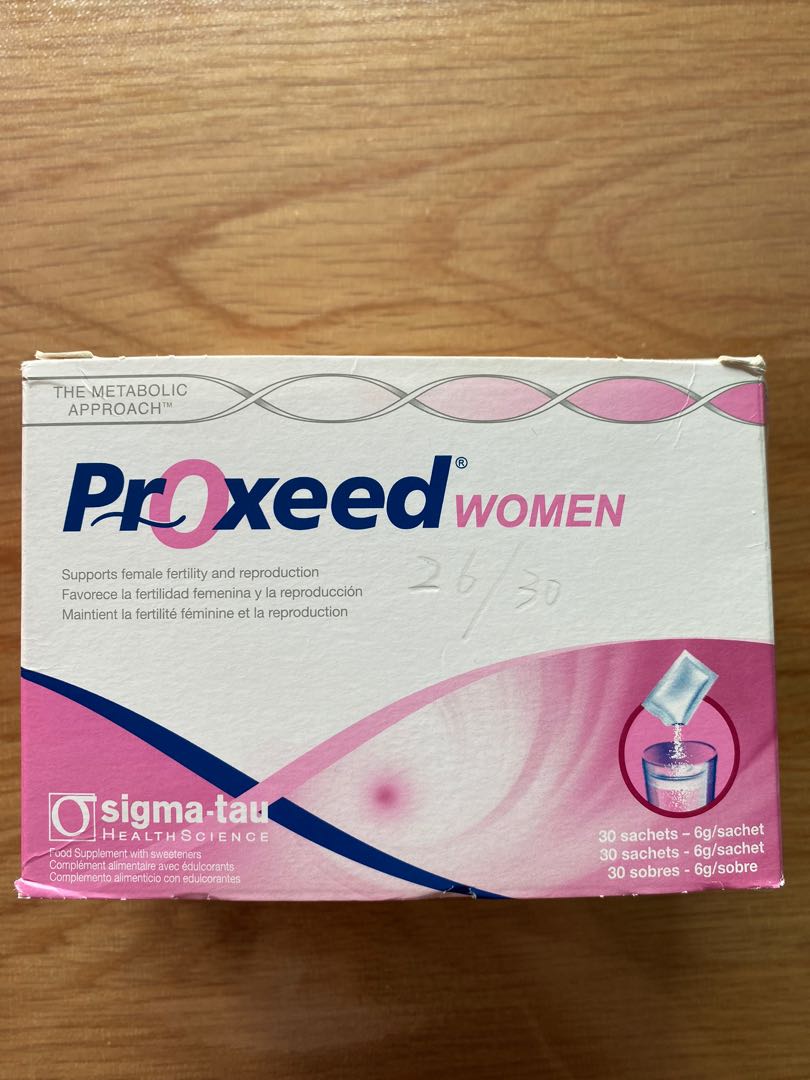 Viên Uống Proxeed Women Tăng Khả Năng Thụ Thai - Hỗ Trợ Sức Khỏe Sinh Sản Nữ Giới Từ Sigma-Tau, Hộp 30 Gói