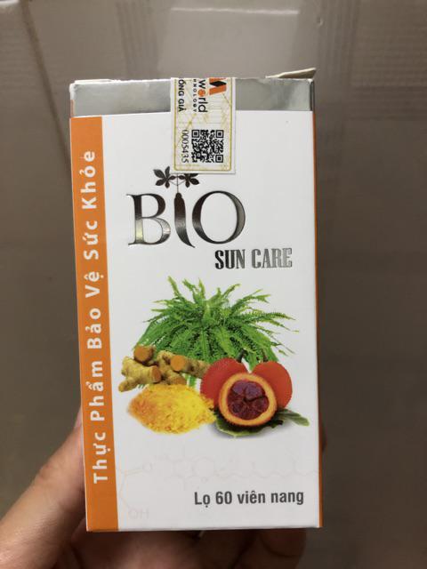 Viên Uống Chống Nắng Toàn Thân Bio SunCare - Giải Pháp Chống Nắng Từ Thiên Nhiên, Bảo Vệ Da Khỏi UV, Cải Thiện Nám Sạm, 60 Viên