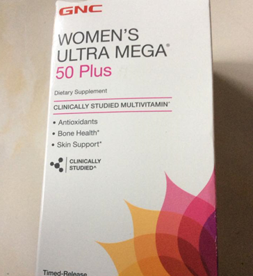 Vitamin tổng hợp GNC Ultra Mega 50 Plus cho phụ nữ 50+ - Hỗ trợ sức khỏe xương, trí nhớ và miễn dịch, 60 viên