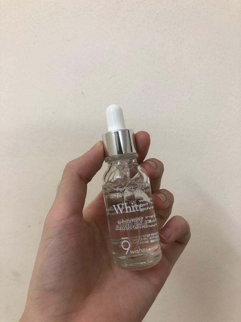 Serum Dưỡng Trắng Phục Hồi Da 9Wishes Miracle White Ampule 25ml - Giúp Da Sáng Mịn, Cấp Ẩm, Phục Hồi, Hỗ Trợ Mờ Thâm