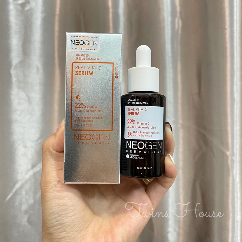 Serum Neogen Dermalogy Real Vitamin C 32g - Dưỡng Trắng Da, Mờ Thâm, Tăng Sinh Collagen, Phục Hồi Da Mịn Màng, Rạng Rỡ