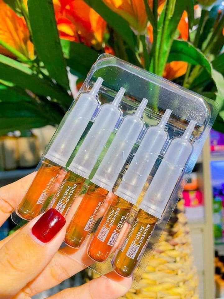 Serum Martiderm The Originals Proteos Liposome 30 ống - Dưỡng ẩm, điều tiết bã nhờn cho da dầu nhạy cảm, chống oxy hóa hiệu quả