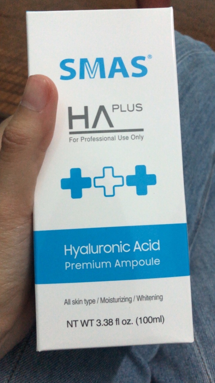Serum Smas HA Plus 100ml - Dưỡng ẩm sâu và làm sáng da với Hyaluronic Acid - Chăm sóc da mịn màng, căng bóng từ thương hiệu Hàn Quốc