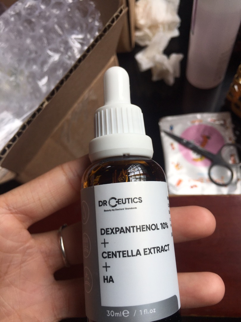 Serum B5 DrCeutics Dexpanthenol 10% - Cấp ẩm & Phục hồi da - Chiết xuất rau má & Hyaluronic Acid - Dưỡng da khỏe mạnh, mềm mịn