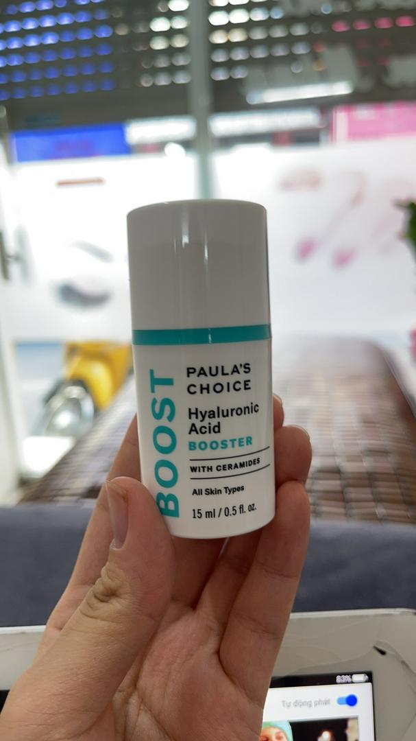 Serum Paula's Choice Hyaluronic Acid Booster 15ml - Hỗ trợ trẻ hóa, làm giảm nếp nhăn và sạm da, cấp ẩm sâu cho làn da tươi trẻ.