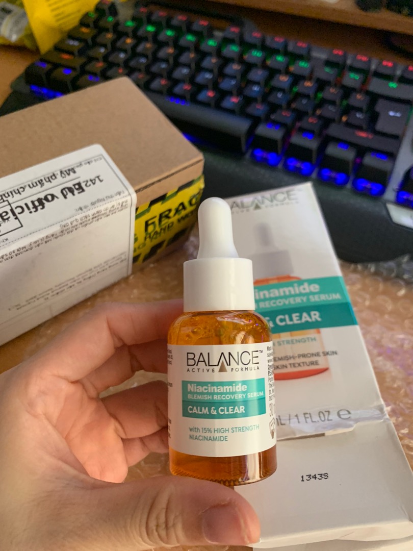 Serum Balance Niacinamide 15% - Tinh Chất Hỗ Trợ Cải Thiện Mụn và Mờ Thâm Cho Da Dầu, Dưỡng Ẩm Hiệu Quả 30ml