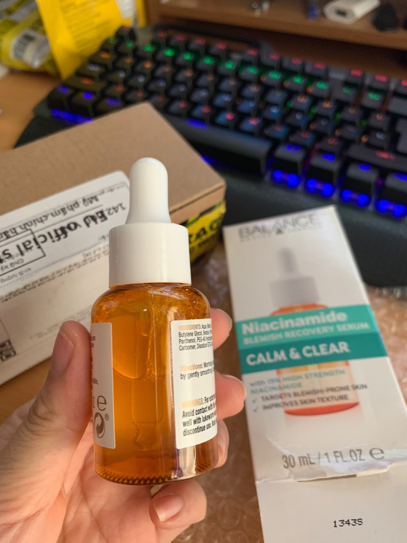 Serum Balance Niacinamide 15% - Tinh Chất Hỗ Trợ Cải Thiện Mụn và Mờ Thâm Cho Da Dầu, Dưỡng Ẩm Hiệu Quả 30ml