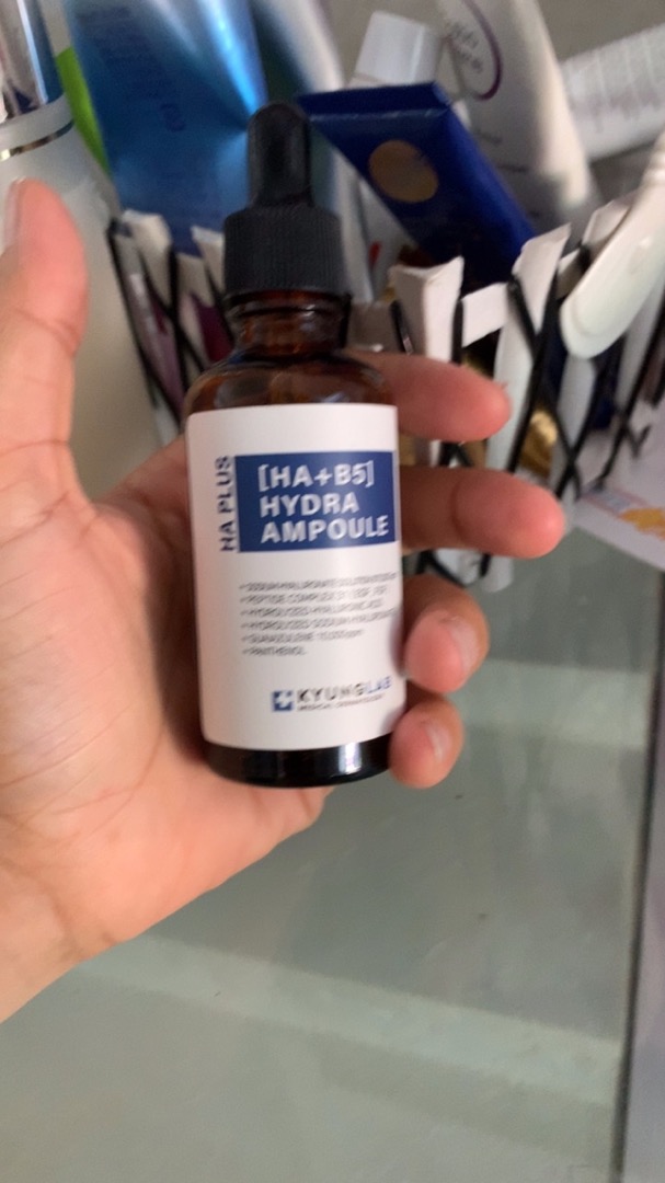 Tinh Chất Hỗ Trợ Căng Bóng Da Kyung Lab HA Plus Hydra Ampoule 50ml - Serum Cấp Nước Phục Hồi Da, Dưỡng Sáng, Chống Oxy Hóa