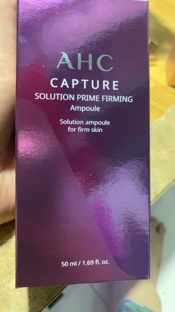 Tinh chất AHC Capture Solution Prime Firming Ampoule 50ml - Dưỡng Da Săn Chắc, Cải Thiện Nếp Nhăn và Đàn Hồi, Phù Hợp Với Da Thường và Da Khô