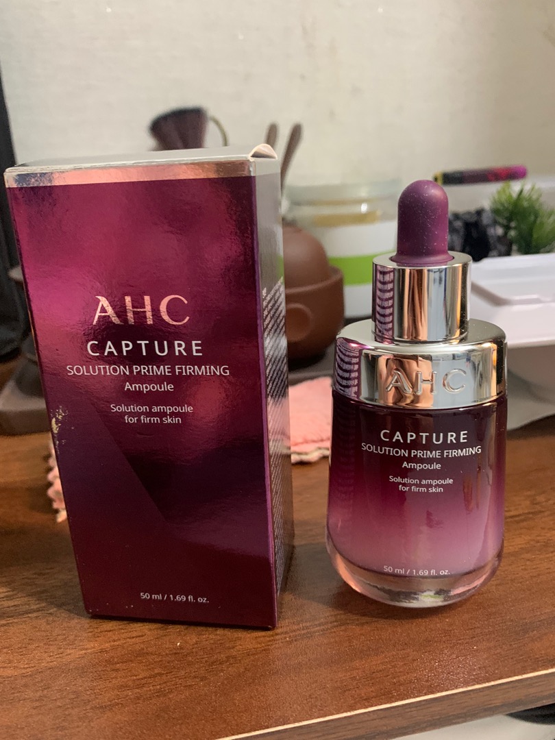 Tinh chất AHC Capture Solution Prime Firming Ampoule 50ml - Dưỡng Da Săn Chắc, Cải Thiện Nếp Nhăn và Đàn Hồi, Phù Hợp Với Da Thường và Da Khô