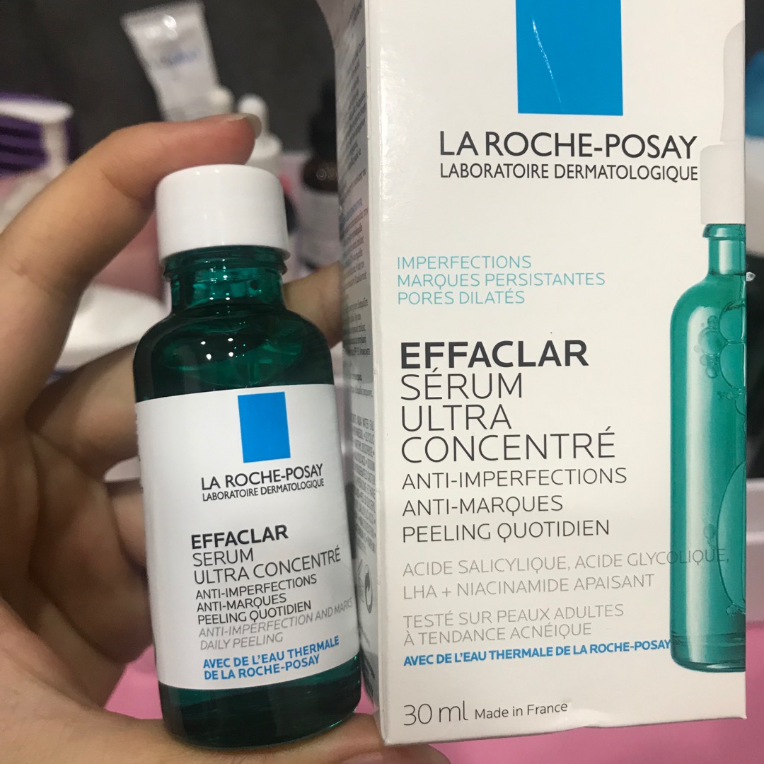 Serum Tái Tạo Da Mụn La Roche Posay Effaclar Ultra Concentre 30ml - Giúp Cải Thiện Độ Sáng và Lỗ Chân Lông Cho Da Nhờn Mụn