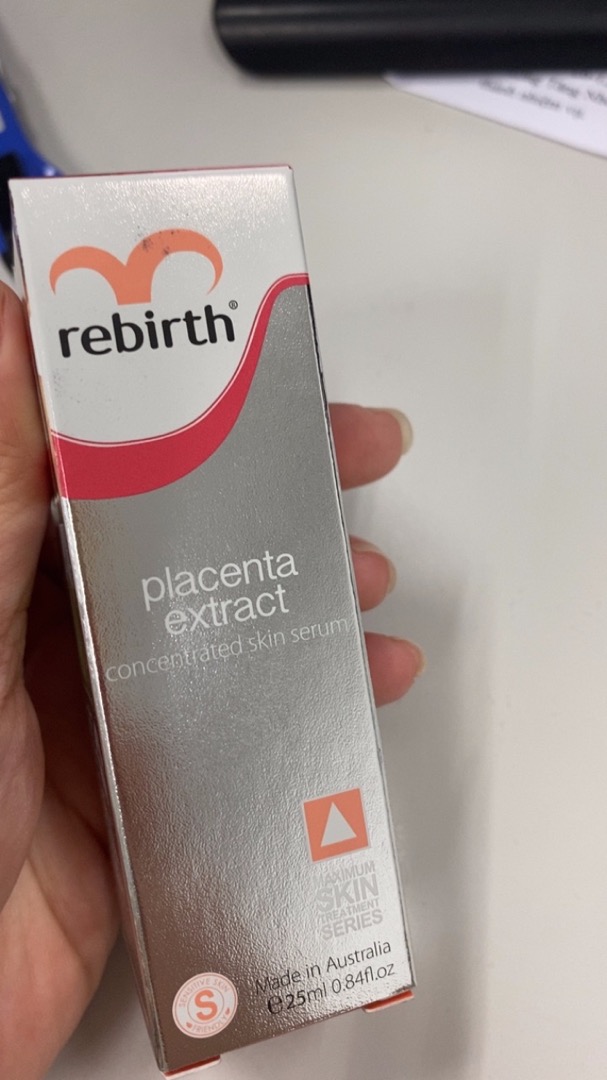 Serum Dưỡng Da Giảm Nám Nhau Thai Cừu Rebirth Đậm Đặc 45% - Tinh Chất Làm Sáng Da, Cấp Ẩm và Se Khít Lỗ Chân Lông 25ml